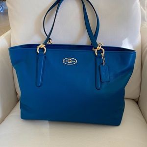 Lapis blue Coach bag